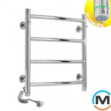 Полотенцесушитель электрический Laris Классик П4 450 х 500 левое подключение S3, Исполнение: Левый, Высота (мм): 500, фото 