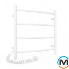 Сушка для рушників електричний Laris Класик ЧФ 4 500 х 500 ліве підключення S3, Виконання: Лівий, Висота (мм): 500, фото 