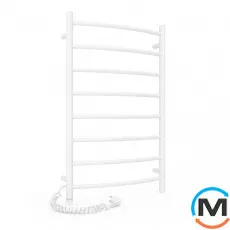 Сушка для рушників електричний Laris Класик ЧФ 8 500 х 800 ліве підключення S3, Виконання: Лівий, Висота (мм): 800, фото 