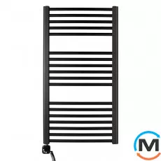 Електричний сушка для рушників Luxrad BASIC G 922x500 чорний мат. структурний тен (600 Вт) з кабелем ліворуч, Модифікація: с кабелем, Виконання: Лівий, Висота (мм): 922, Макс. потужність (Вт): 600, фото 