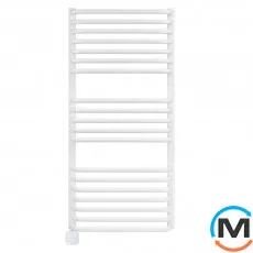 Електричний сушка для рушників Luxrad SALTO I 1200x430 тен (600 Вт) прихований монтаж зліва, Модифікація: скрытый монтаж, Виконання: Лівий, Колір: Білий, Висота (мм): 1200, фото 