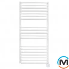 Електричний сушка для рушників Luxrad SALTO I 1200x430 тен (600 Вт) прихований монтаж справа, Модифікація: скрытый монтаж, Виконання: Правий, Колір: Білий, Висота (мм): 1200, фото 