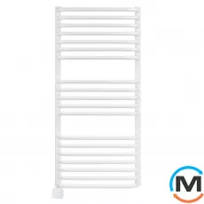 Електричний сушка для рушників Luxrad SALTO I 920x430 тен (300 Вт) прихований монтаж зліва, Модифікація: скрытый монтаж, Виконання: Лівий, Колір: Білий, Висота (мм): 920, фото 