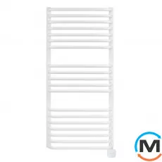 Електричний сушка для рушників Luxrad SALTO I 920x430 тен (300 Вт), Модифікація: скрытый монтаж, Виконання: Правий, Колір: Білий, Висота (мм): 920, фото 