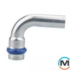 Коліно вн/зовні ASG INOX 90x28, Градус (град.): 90, Діаметр (мм): 28, фото 