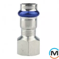 Переходник с внутренней резьбой ASG INOX 35x1 1/4", Тип резьбы: Внутренняя, Диаметр резьбы: 1 1/4", Диаметр (мм): 35, фото 