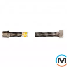 Нержавіючий Шланг Fado Газ ЗВ 1/2'' 150см, Тип різьблення: Внутрішня/Зовнішня, Діаметр різьблення: 1/2", Довжина (см): 150, фото 