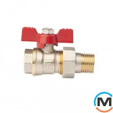 Кран американкаіканка кульовий Fado Modern 1/2" НВ, Діаметр різьблення: 1/2'', фото 