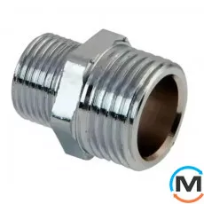 Хром FADO ніпель редукційний 1/2" х 1/4", Діаметр різьблення: 1/2"х1/4", фото 