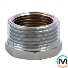 Хром Футорка FADO FITT 1/2"x3/8", Діаметр різьблення: 1/2"x3/8", фото 