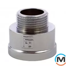 Хром Перехідник FADO FITT 1"x1/2", Діаметр різьблення: 1"x1/2", фото 