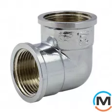 Хром косинець FADO FITT 1'' ВВ, Тип різьблення: Внутрішня/Внутрішня, Діаметр різьблення: 1", фото 