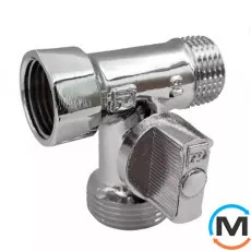 Кран прохідний Fado NEW 1/2''x3/4''x1/2'', фото 