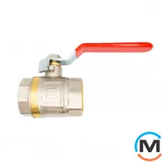 Кран кульовий Fado Classic PN40 РУЧКА 40 1 1/2'' ВВ, Тип різьблення: Внутрішня/Внутрішня, Діаметр різьблення: 1 1/2", Тип ручки: Ручка, фото 