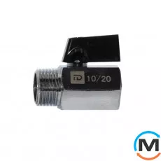 Кран кульовий Fado МІНІ 15 1/2" НВ, Тип різьблення: Внутрішня/Зовнішня, фото 