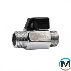 Кран кульовий Fado МІНІ 15 1/2" ПН, Тип різьблення: Зовнішня/Зовнішня, фото 