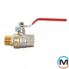 Кран кульовий Fado New PN40 15 1/2'' НВ Ручка, Тип різьблення: Внутрішня/Зовнішня, Діаметр різьблення: 1/2'', Тип ручки: Ручка, фото 