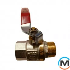 Кран кульовий FADO Classic PN40 20 3/4" ЗВ Ручка, Тип різьблення: Внутрішня/Зовнішня, Діаметр різьблення: 3/4'', фото 