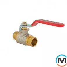 Кран кульовий FADO Classic PN40 15 1/2" ЗЗ ручка, Тип різьблення: Зовнішня/Зовнішня, Діаметр різьблення: 1/2'', фото 