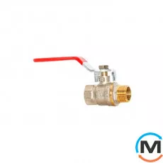 Кран кульовий FADO Modern 15 1/2" ЗВ ручка, Тип різьблення: Внутрішня/Зовнішня, Діаметр різьблення: 1/2'', фото 