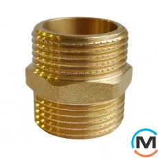 Латунь FADO ніпель 3/4", Діаметр різьблення: 3/4", фото 