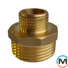 Латунь FADO редукційний ніпель 1/2''х3/4'', Діаметр різьблення: 1/2''х3/4'', фото 