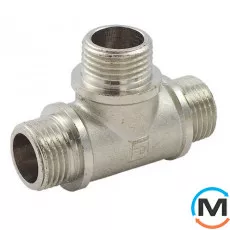 Нікель Fado Трійник 1/2" ПНН, Тип різьблення: Зовнішня/Зовнішня/Зовнішня, Діаметр різьблення: 1/2", фото 