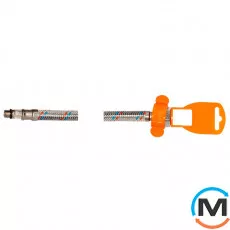 Шланг для води FADO M10х1/2" 30 см короткий, Варіант: Короткий, Діаметр різьблення: M10х1/2", Довжина (см): 30, фото 