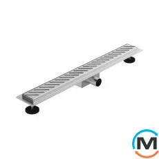 Трап душовий ASG 01G INOX SS304L DRY 700х70, Монтажна довжина (мм): 700, фото 