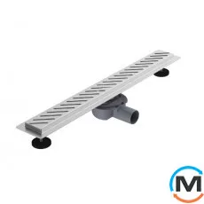 Трап душовий ASG 04G INOX SS304L Double Lock 900х70, Монтажна довжина (мм): 900, фото 