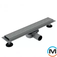 Трап душовий ASG 04P GREY SS304L Double Lock 700х70, Монтажна довжина (мм): 700, фото 