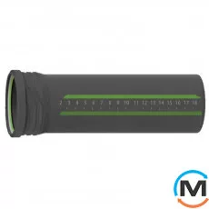 Труба каналізаційна ASG HTR 160x250, Колір: Сірий, Діаметр (мм): 160, Довжина (мм): 250, фото 