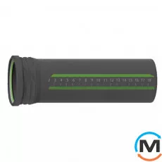 Труби каналізаційні ASG HTR 40x500, Колір: Сірий, Діаметр (мм): 40, Довжина (мм): 500, фото 