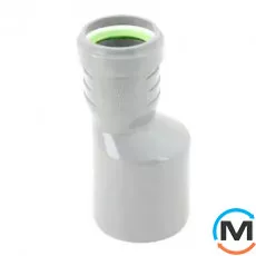 Каналізаційна редукція ASG HTR 50x32 Білий, фото 