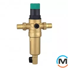 Фільтр самопромивний з редуктором 1/2", латунна колба, Tervix Pro Line WD, Макс. Температура (град.): 70, фото 