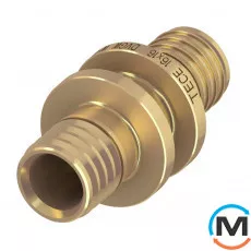 Муфта TECE соединяющая 14х14, Диаметр (мм): 14, Рабочее давление (бар): 10, Материал: Латунь, фото 