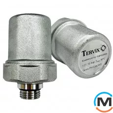 Компенсатор гідродинамічних ударів 1/2", 10 бар, нікельована латунь, Tervix Pro Line WD, фото 