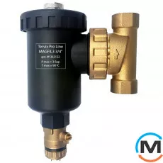 Магнітний проточний фільтр Tervix Pro Line MAGFIL3 3/4'', фото 