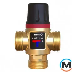Термостатичний змішувальний клапан Tervix Pro Line TMV, G1" діапазон темп. 20-55C, Kvs 2,5, Діапазон регулювання: 20...55, фото 