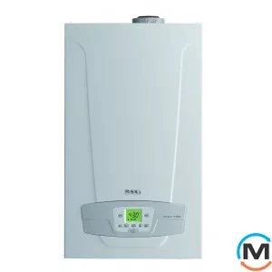 Конденсаційний котел Baxi LUNA DUO-TEC 1.28 GA, Тип котла: Газовий конденсаційний, Теплова потужність (кВт): 28, Вбудований бойлер: Ні, Модифікація: Без виносної панелі, Кількість контурів: 1, Спосіб відведення газів: Турбований, фото 
