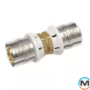 Муфта Sanha 3fit-Press 25270 26мм, Призначення труб: Універсальна, Діаметр (мм): 26, Робочий тиск (бар): 10, фото 