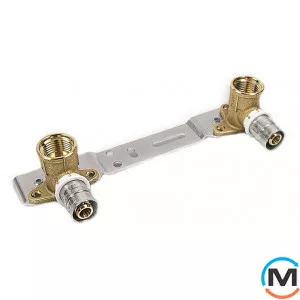 Настенная водорозетка Sanha 3fit-Press 25980g 16х1/2" ВР, фото 