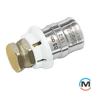 Заглушка Sanha 3fit-Press 25290 16мм, Назначение труб: Универсальная, Диаметр (мм): 16, Рабочее давление (бар): 10, фото 