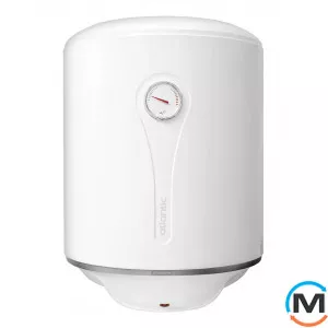 Бойлер электрический Atlantic Ego Steatite 50 VM 050 D400-1-BC (1200W), Объем (л): 50, Исполнение: Вертикальный, Цвет: Белый, фото 