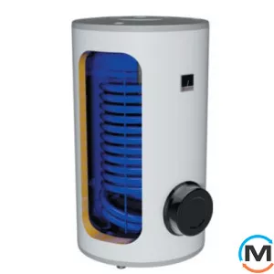 Бойлер косвенный Drazice OKC 160 NTR/BP, Вариант: С боковым фланцем, Объем (л): 160, Исполнение: Вертикальный, Количество змеевиков: 1, фото 