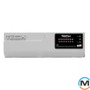 Контроллер для систем теплого пола (проводной, 8 зон) TECH L-5, фото 