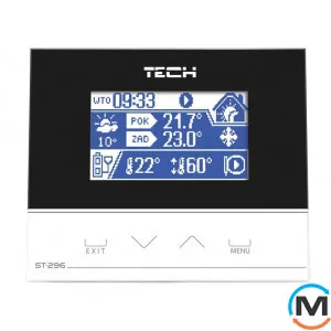 Комнатный пульт управления системой со связью RS TECH ST-296, фото 