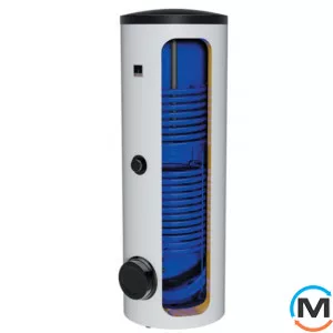 Бойлер косвенный Drazice OKC 500 NTRR/BP, Вариант: С боковым фланцем, Объем (л): 500, Исполнение: Вертикальный, Количество змеевиков: 2, фото 