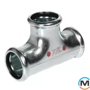 Тройник стальной Ø54 оцинкованный RM Steelpres 382, фото 