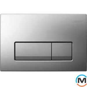 Кнопка Geberit Delta 51, хром матовий, фото 